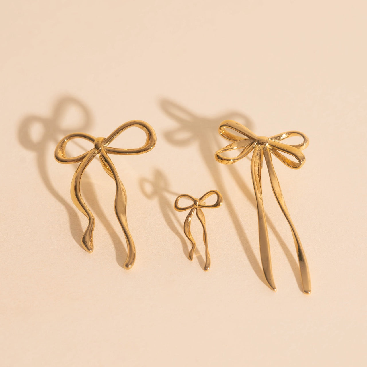 Jumbo Bow Stud Earrings