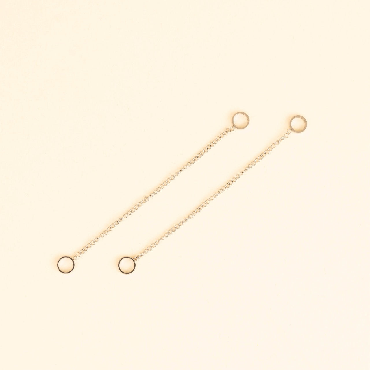 Fine Chain Huggie Hoop Chains