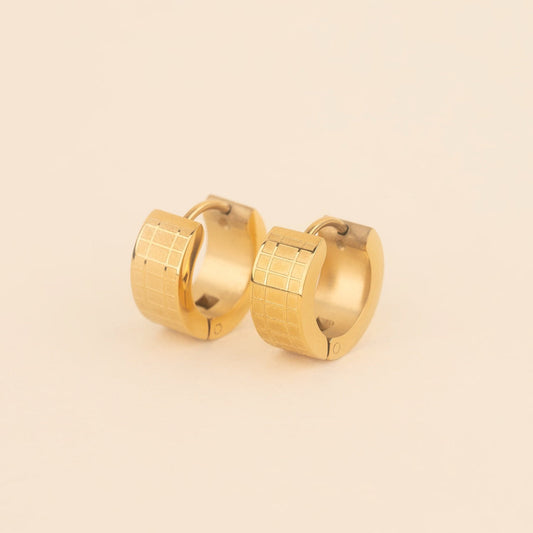 Excel Super Chunky Huggie Hoop Earrings