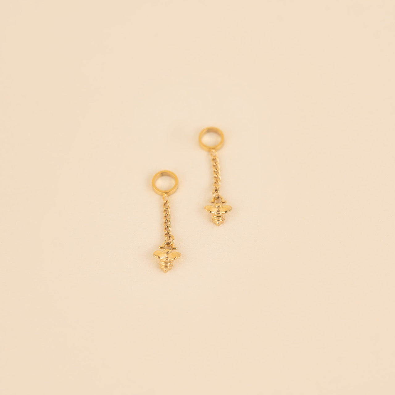 Mini Bumble Bee Huggie Hoop Charms