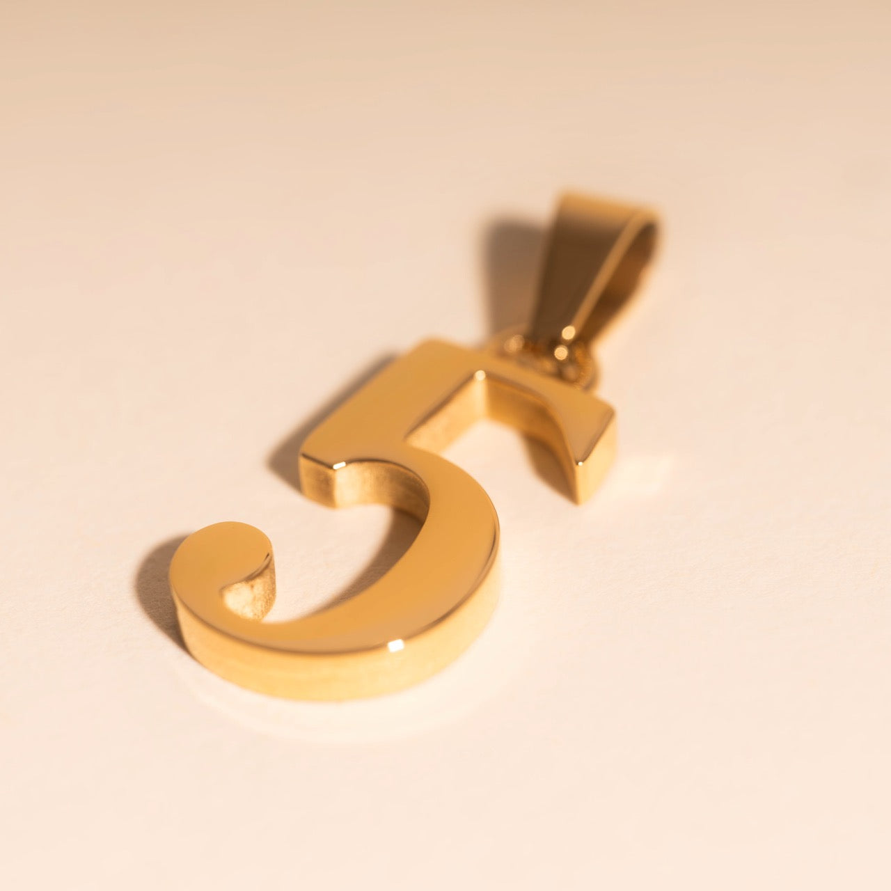 Number Necklace Charm (Single)