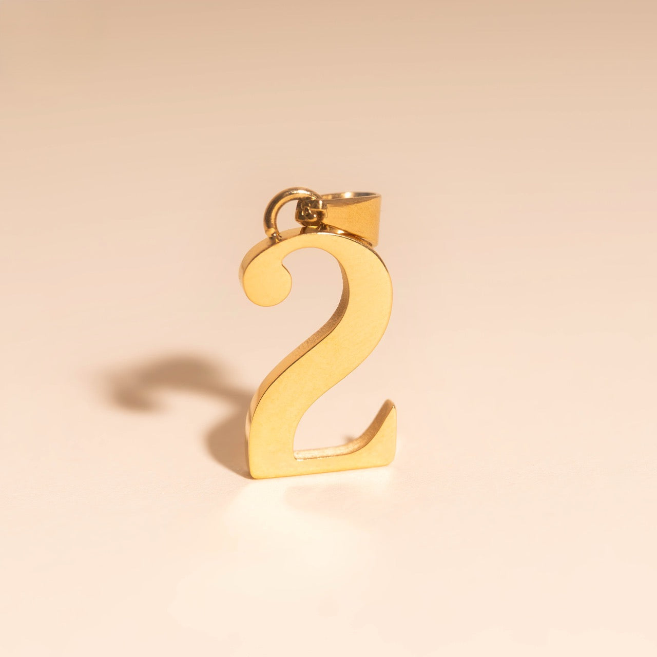 Number Necklace Charm (Single)