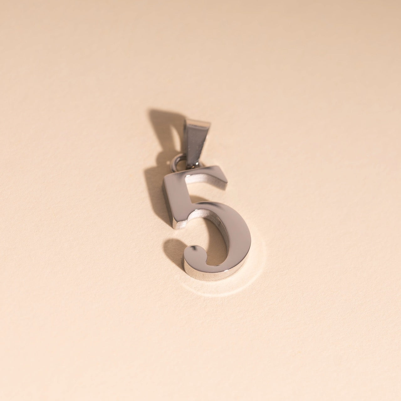 Number Necklace Charm (Single)