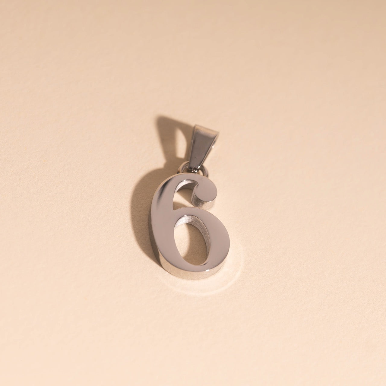 Number Necklace Charm (Single)