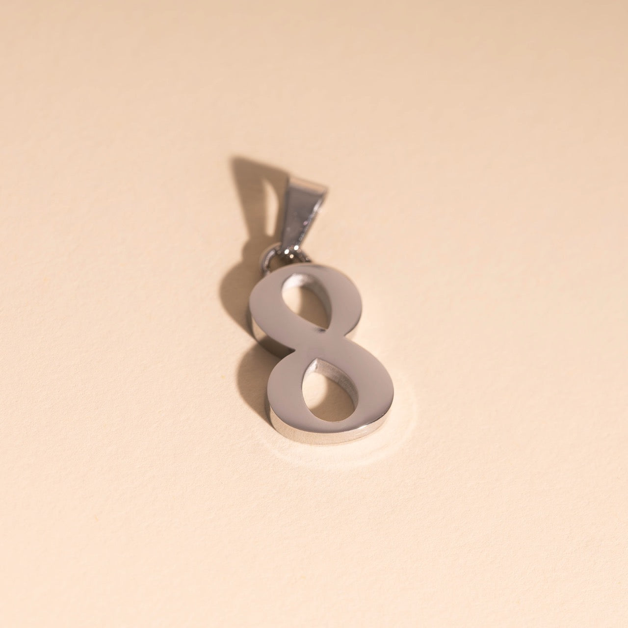 Number Necklace Charm (Single)
