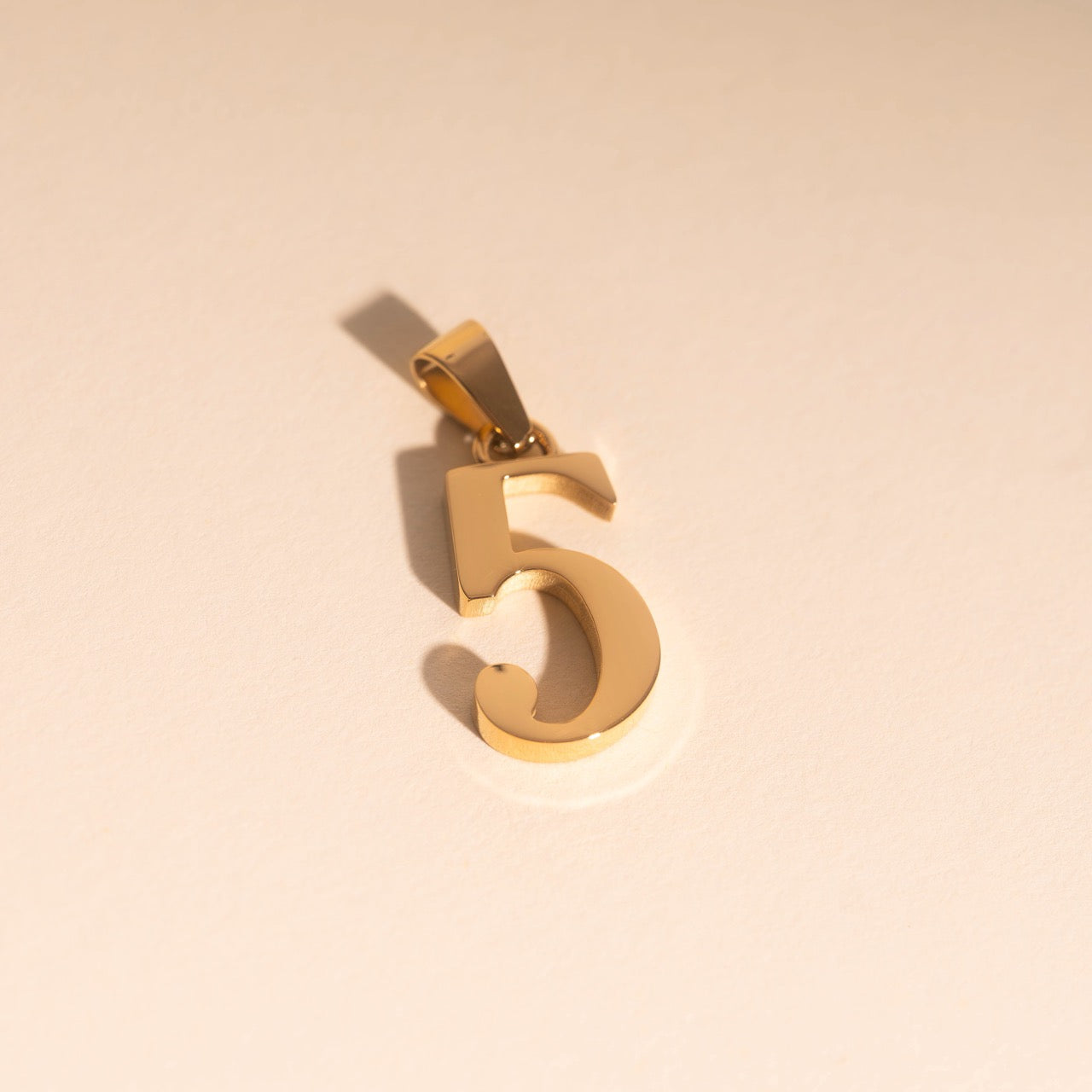 Number Necklace Charm (Single)