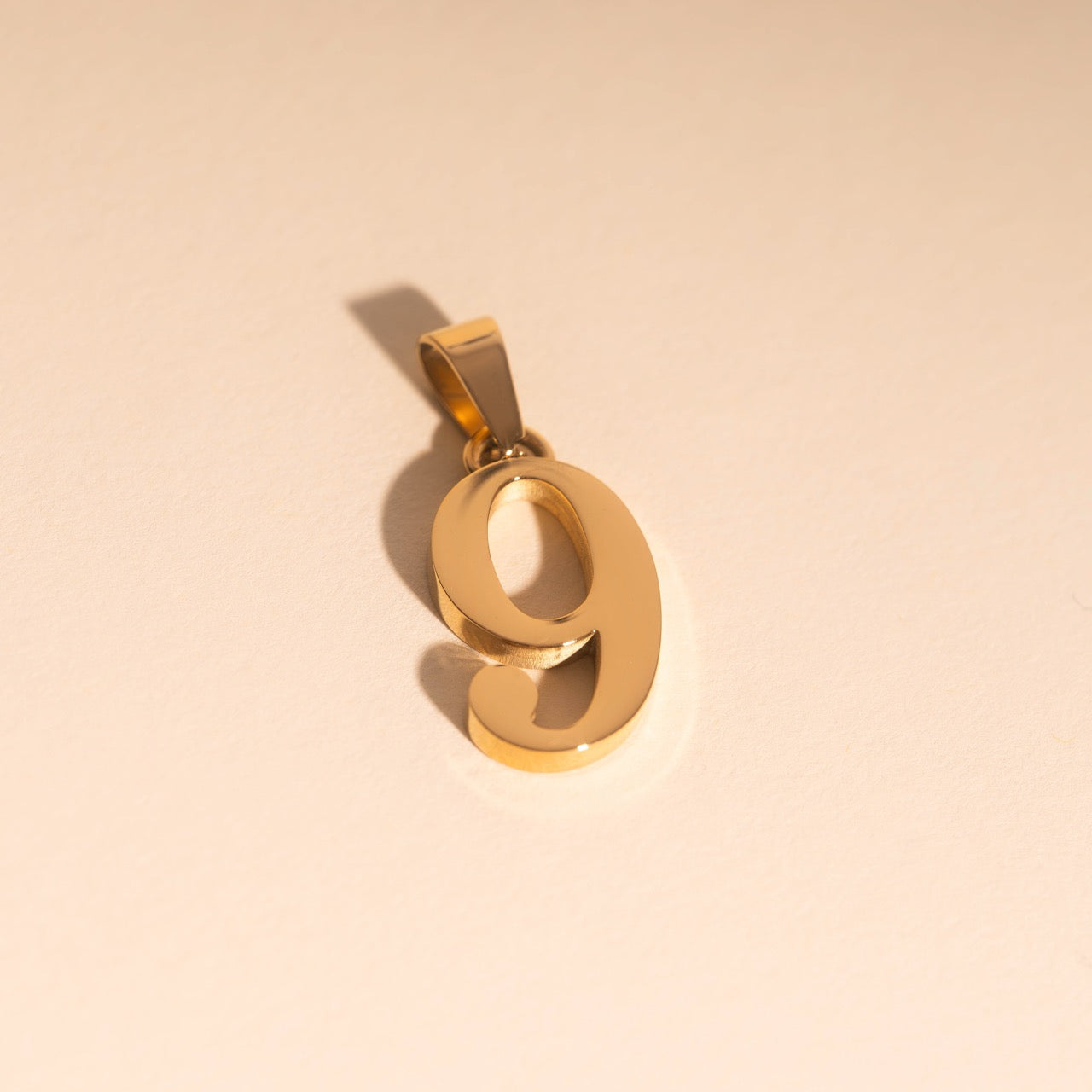 Number Necklace Charm (Single)