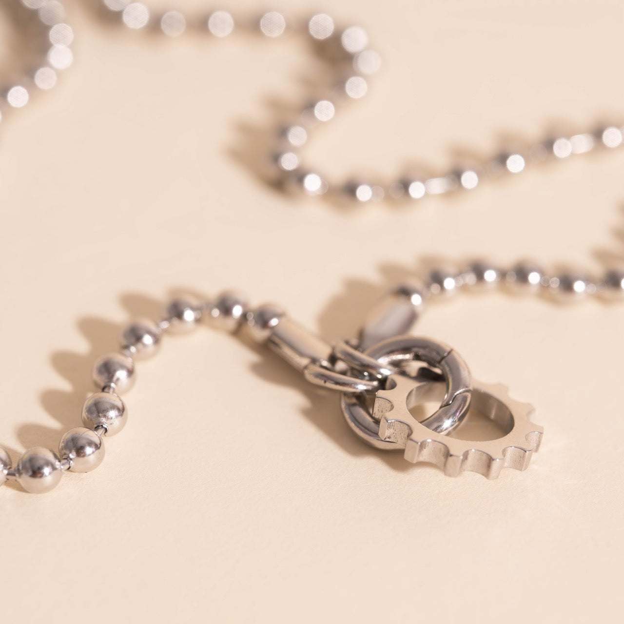 Gear Necklace Extender Charm