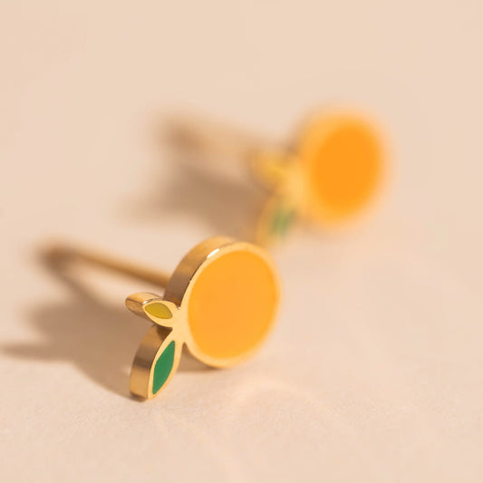 Mini Clementine Stud Earrings