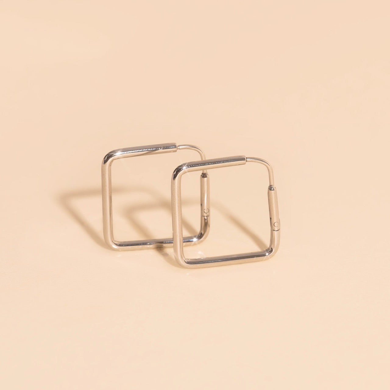 Diamond Rounded Huggie Hoop Earrings