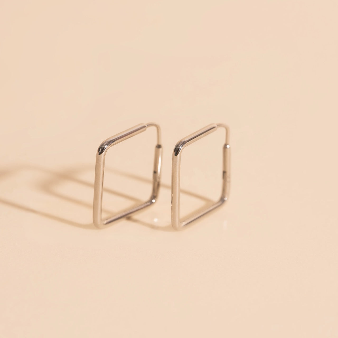 Diamond Rounded Huggie Hoop Earrings