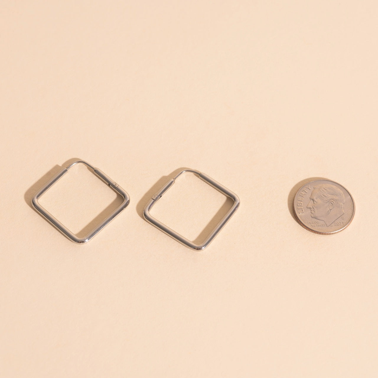 Diamond Rounded Huggie Hoop Earrings