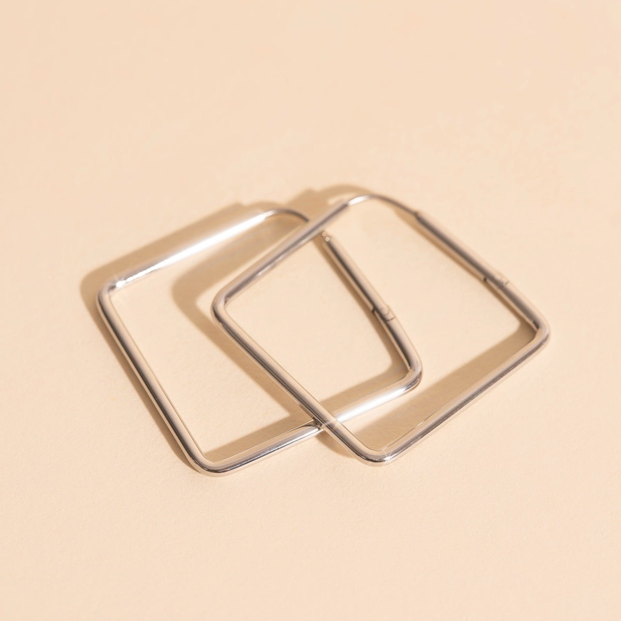 Diamond Rounded Huggie Hoop Earrings