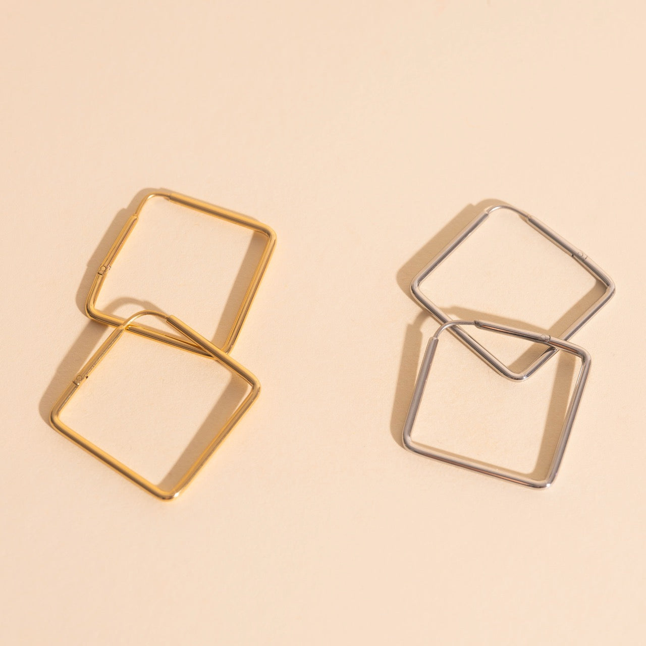 Diamond Rounded Huggie Hoop Earrings