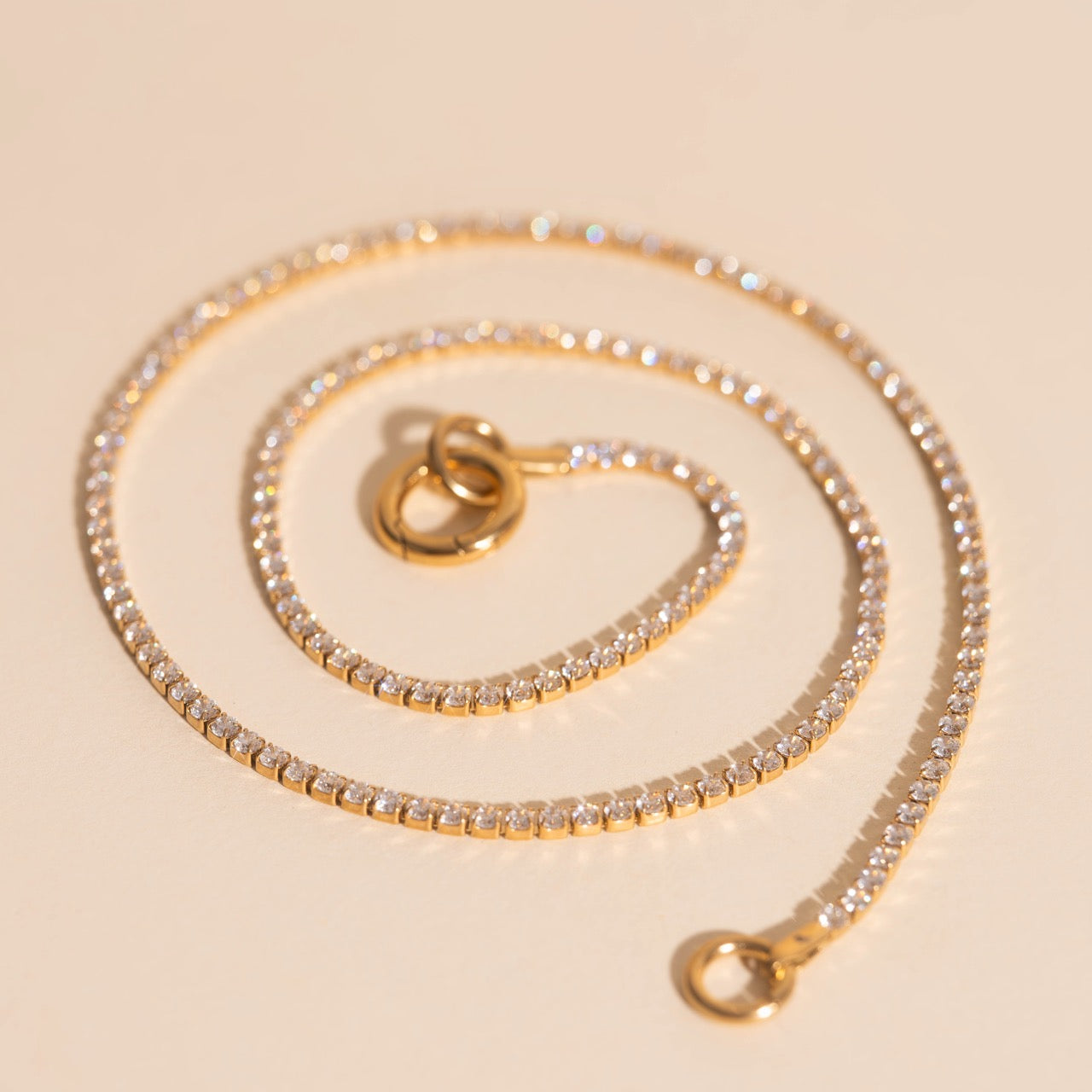 Micro Tennis Necklace