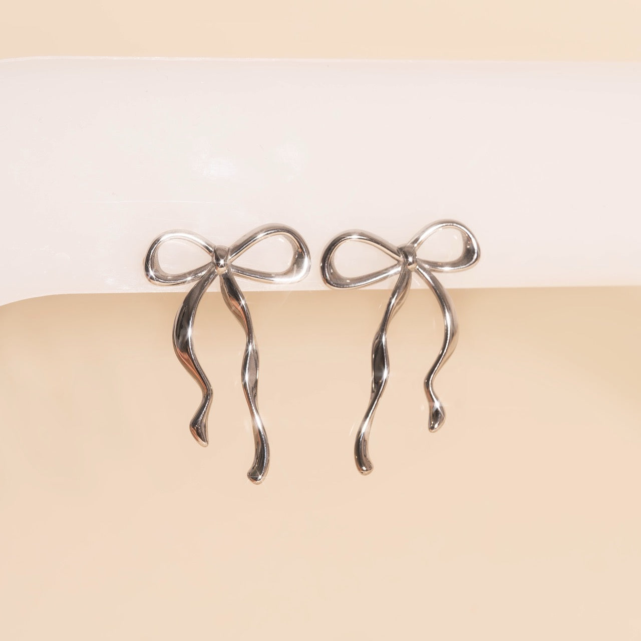 Jumbo Bow Stud Earrings