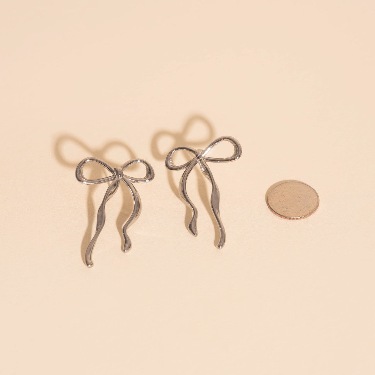 Jumbo Bow Stud Earrings