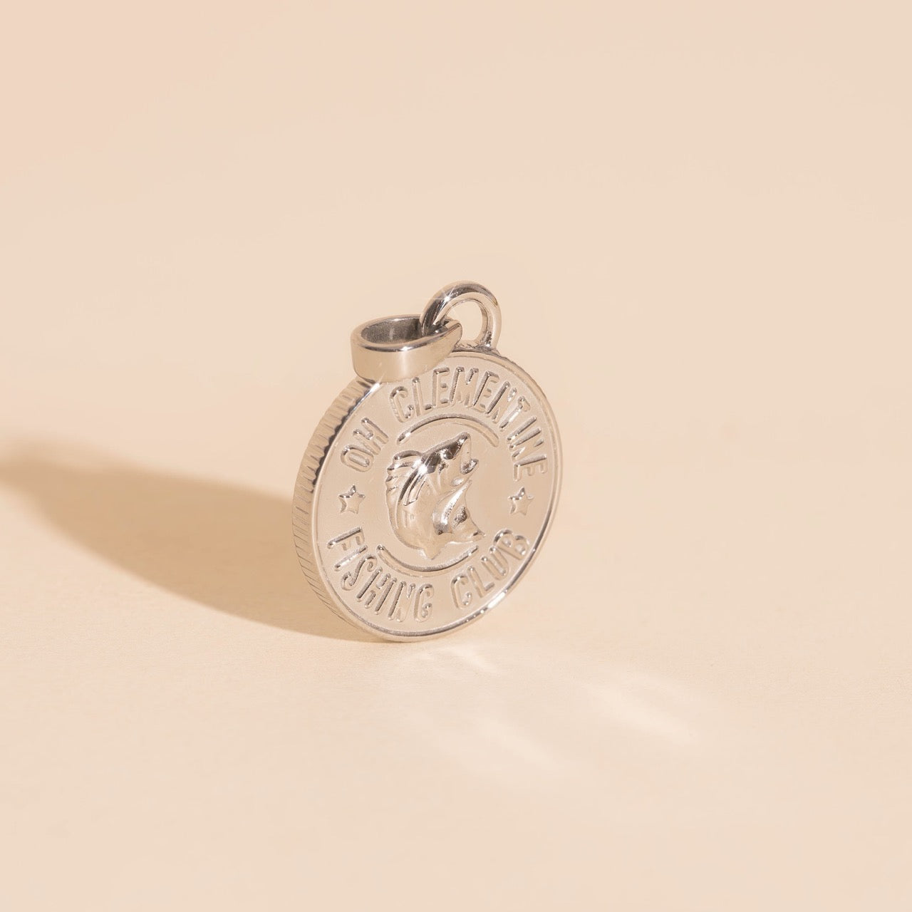 Fishing Club Necklace Charm