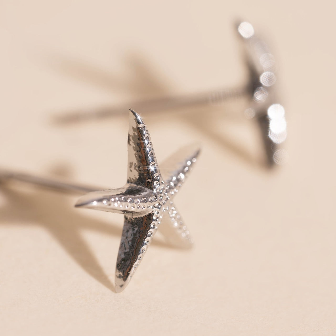Mini Starfish Stud Earrings