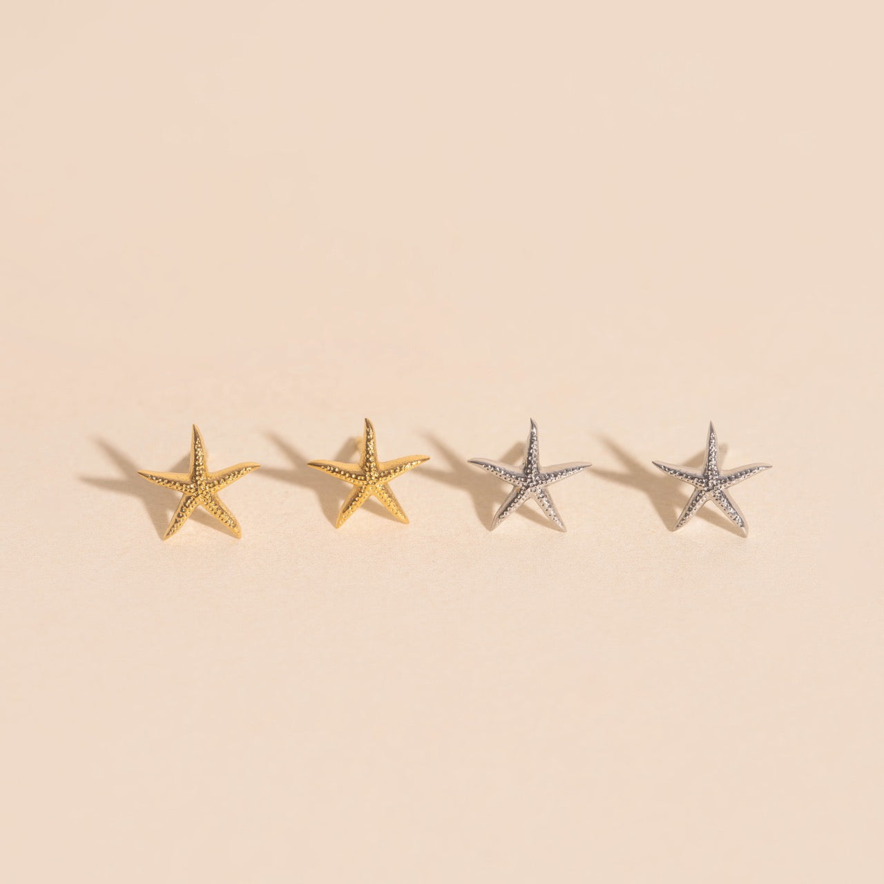 Mini Starfish Stud Earrings