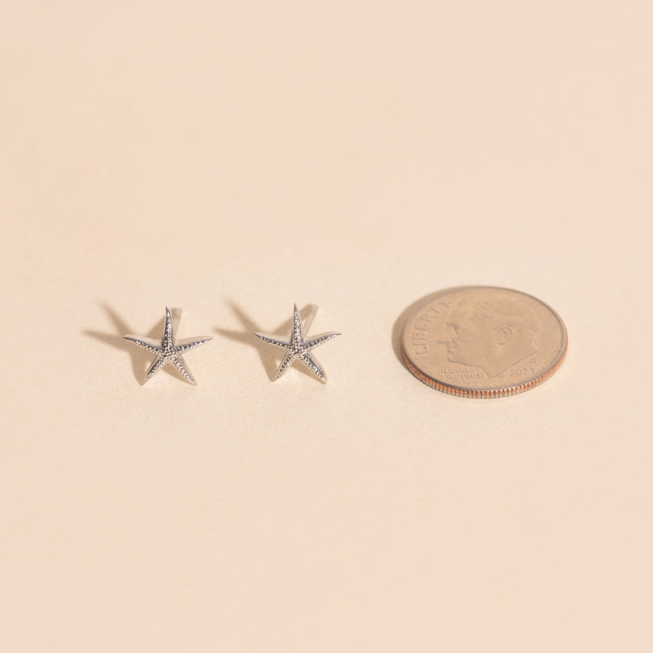 Mini Starfish Stud Earrings