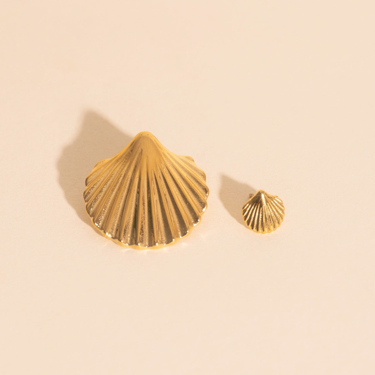Jumbo Seashell Stud Earrings