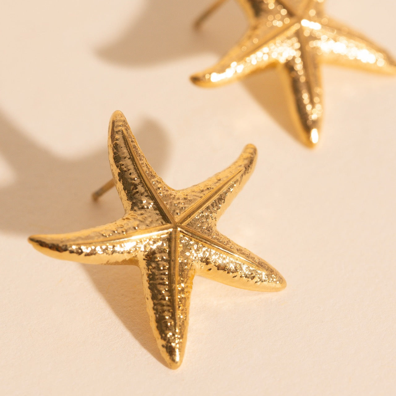 Jumbo Starfish Stud Earrings