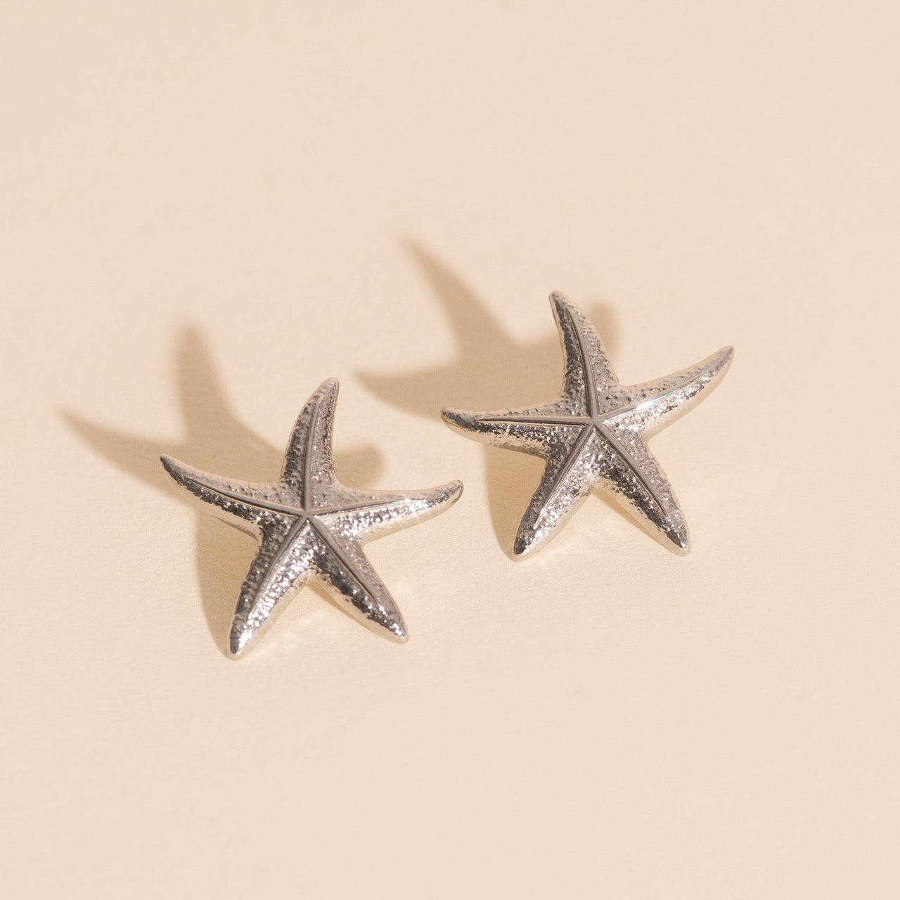 Jumbo Starfish Stud Earrings