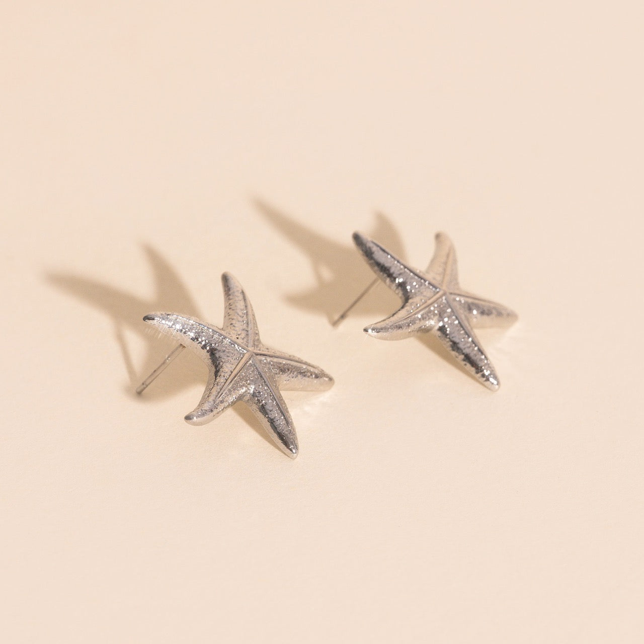 Jumbo Starfish Stud Earrings