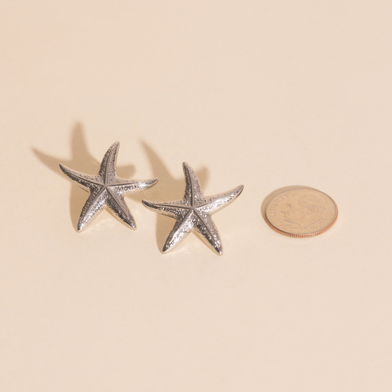 Jumbo Starfish Stud Earrings
