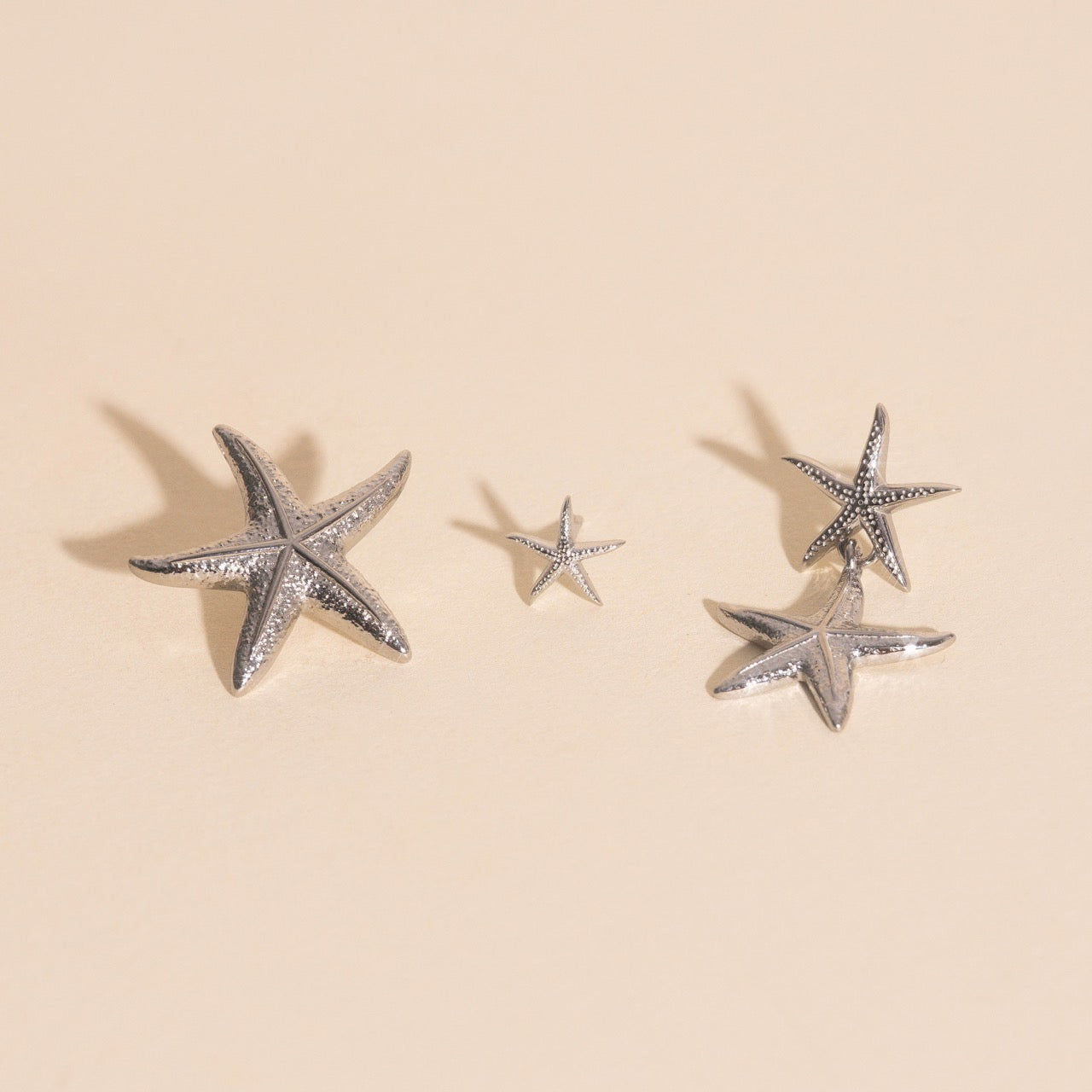 Mini Starfish Stud Earrings