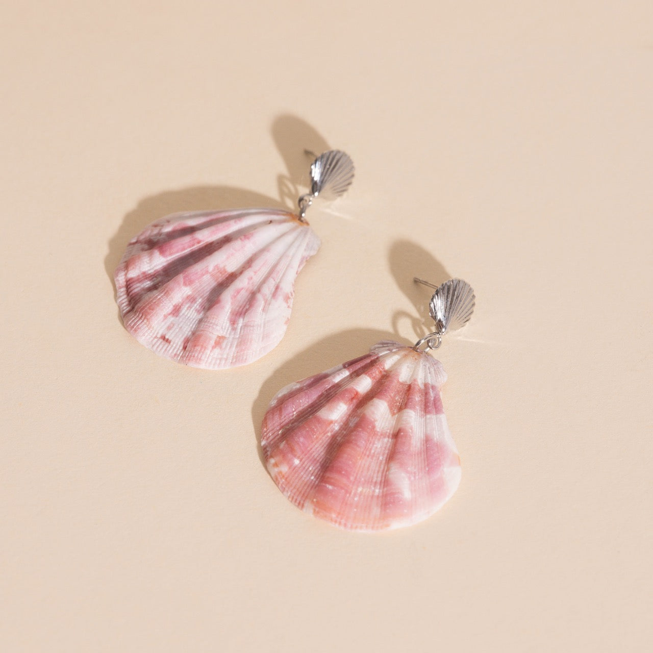 Seashell Dangle Stud Earrings