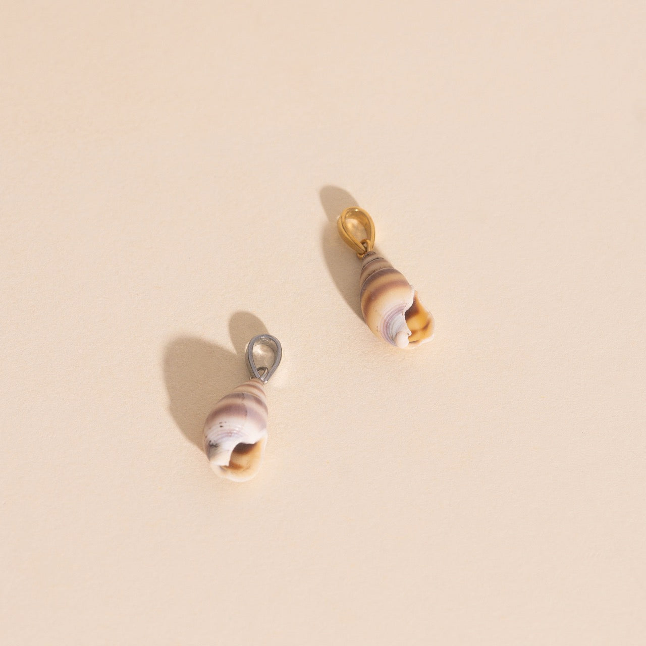 Spiral Shell Necklace Charm