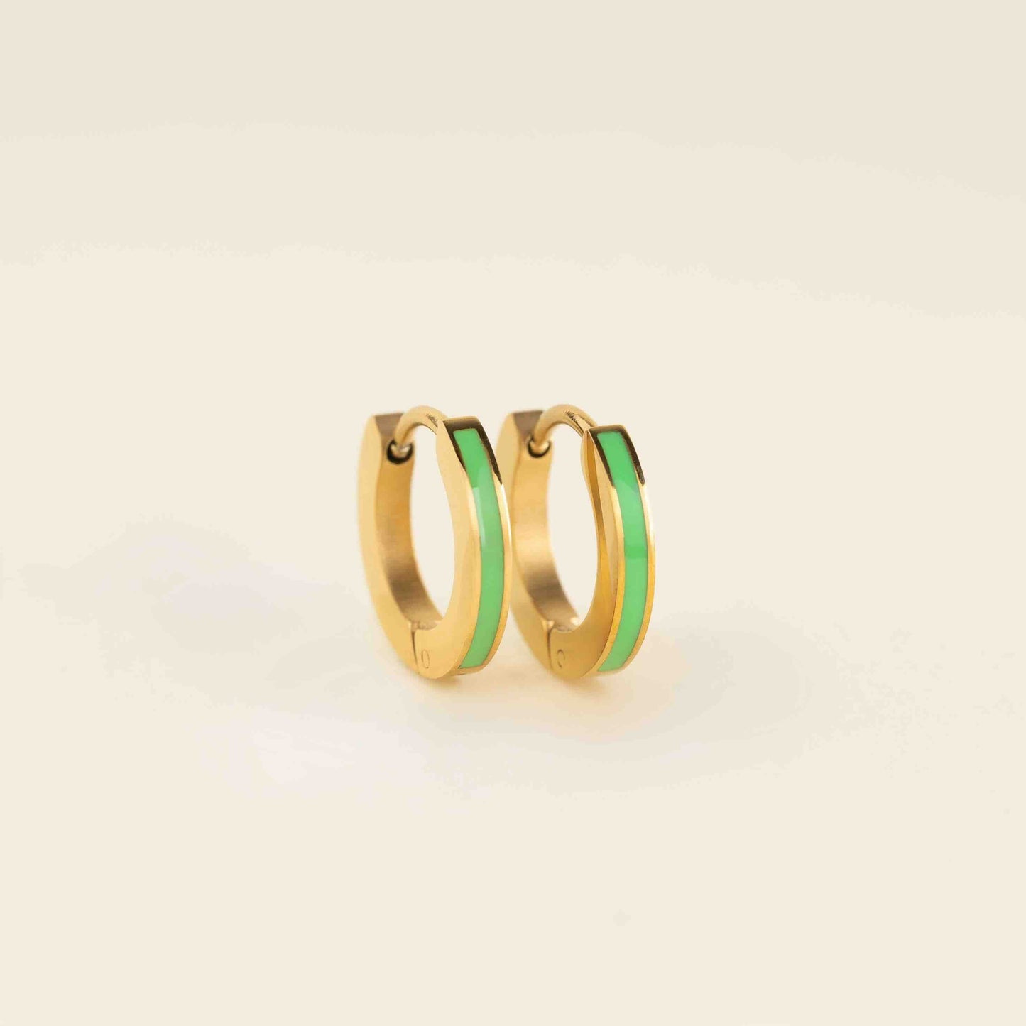 Color Huggie Hoop Earrings