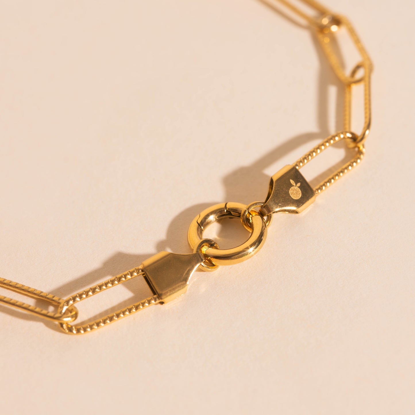 Textured Paperclip Necklace