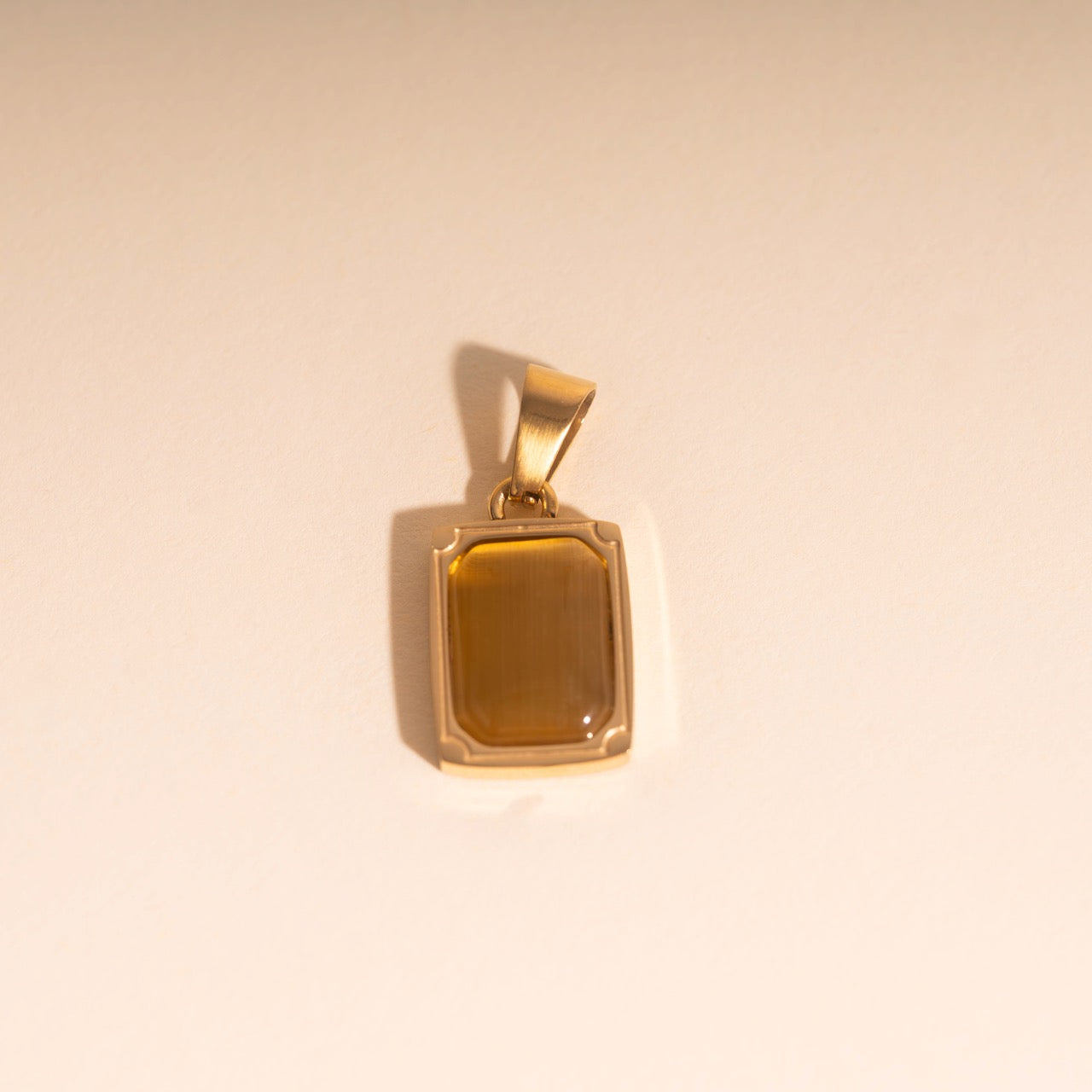 Golden Ember Necklace Charm