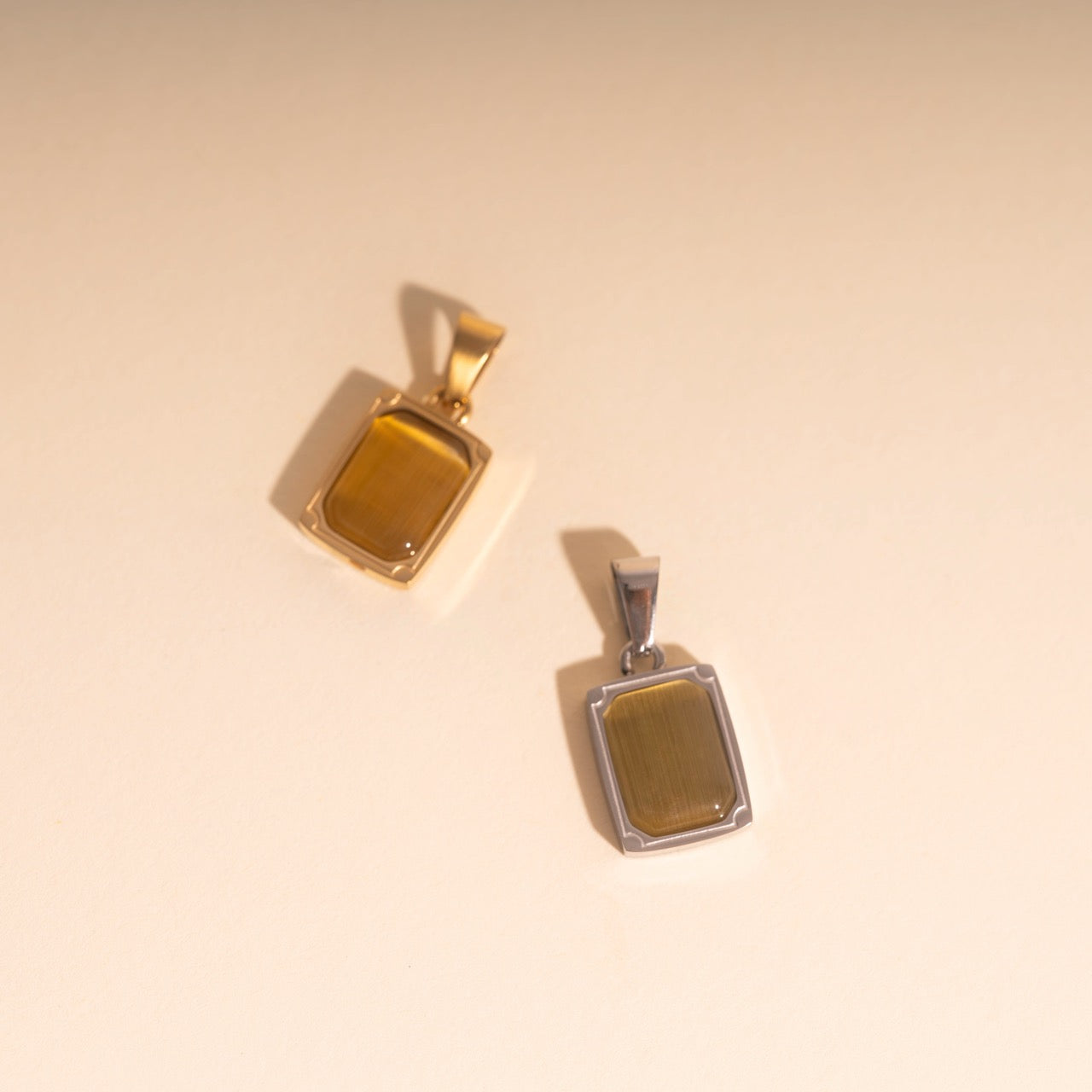 Golden Ember Necklace Charm