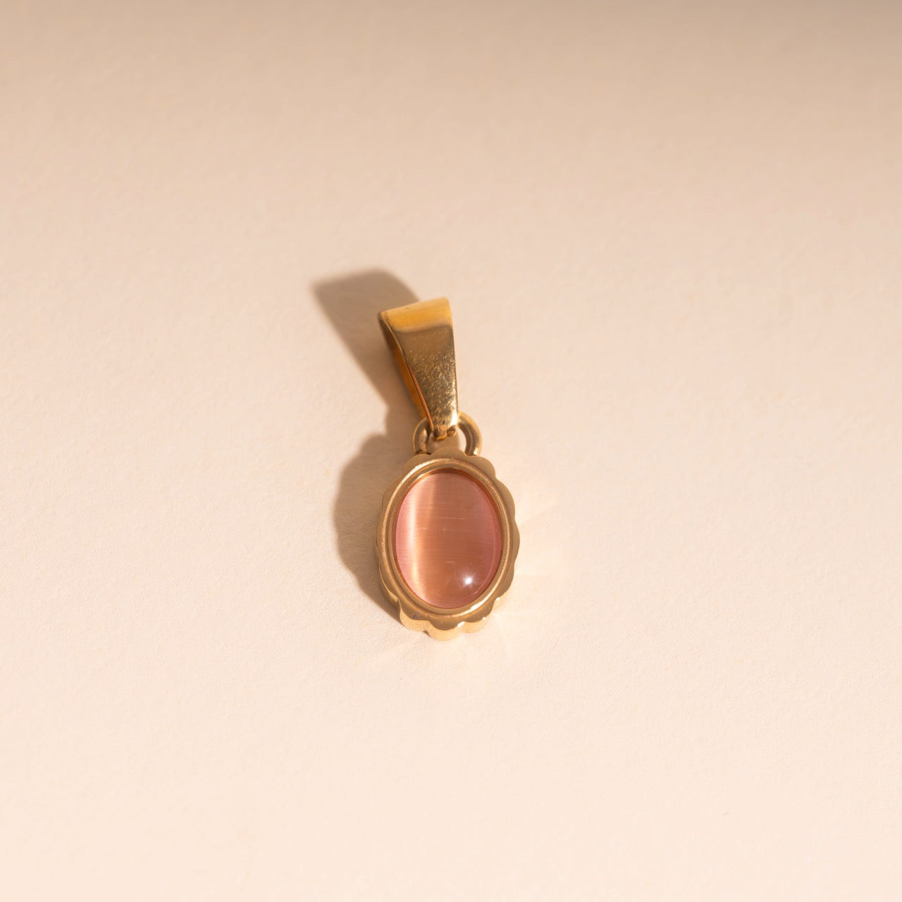 Haze Oval Necklace Charm