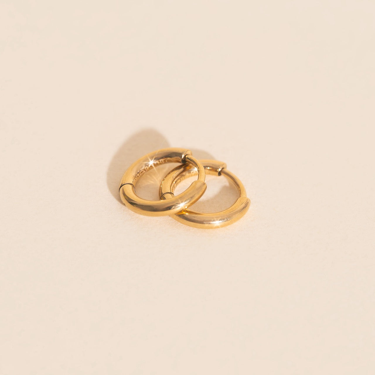 Titanium Mini Rounded Huggie Hoop Earrings - FeatherTUFF™