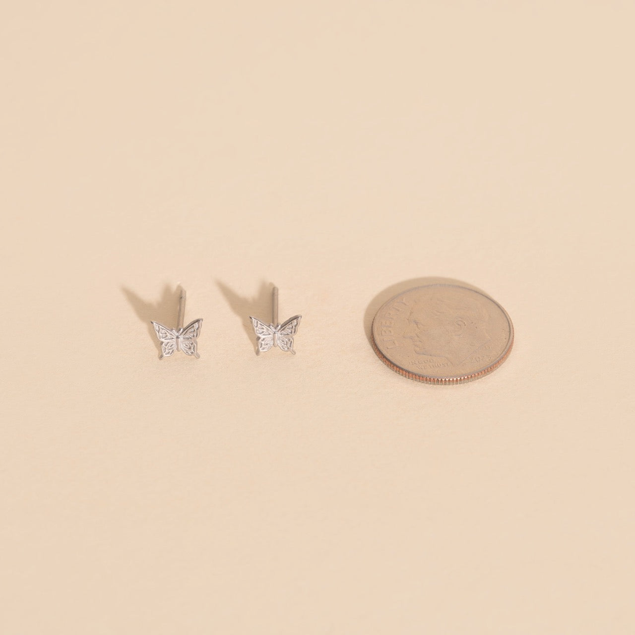 Mini Butterfly Stud Earrings