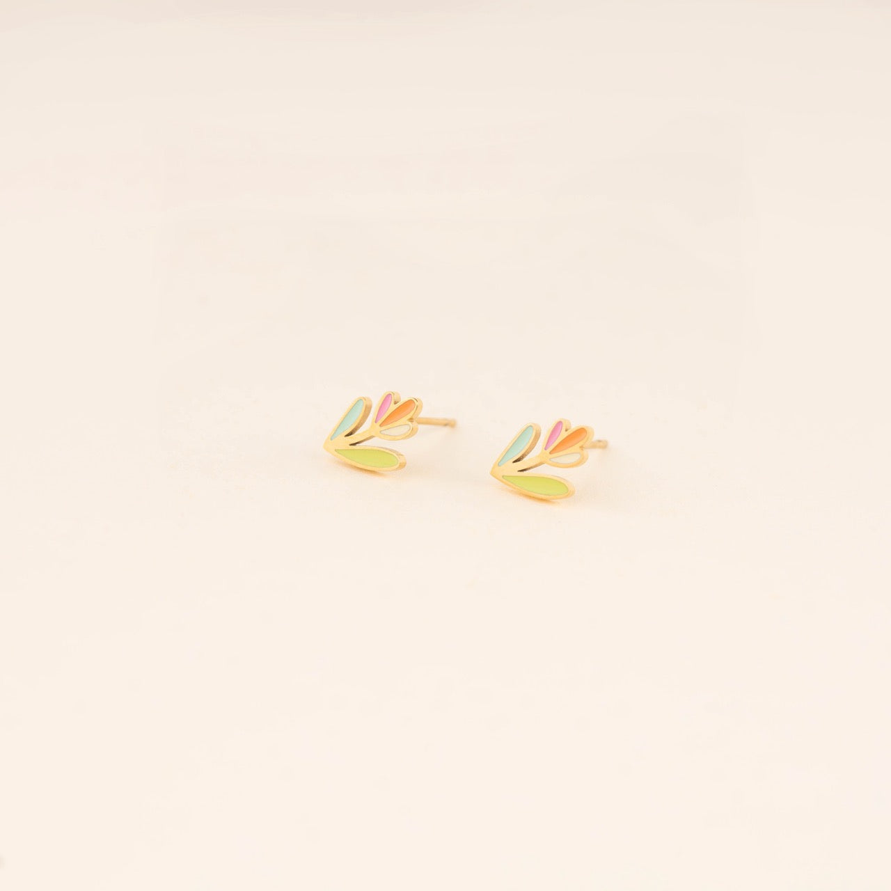 Tulip Flower Stud Earrings