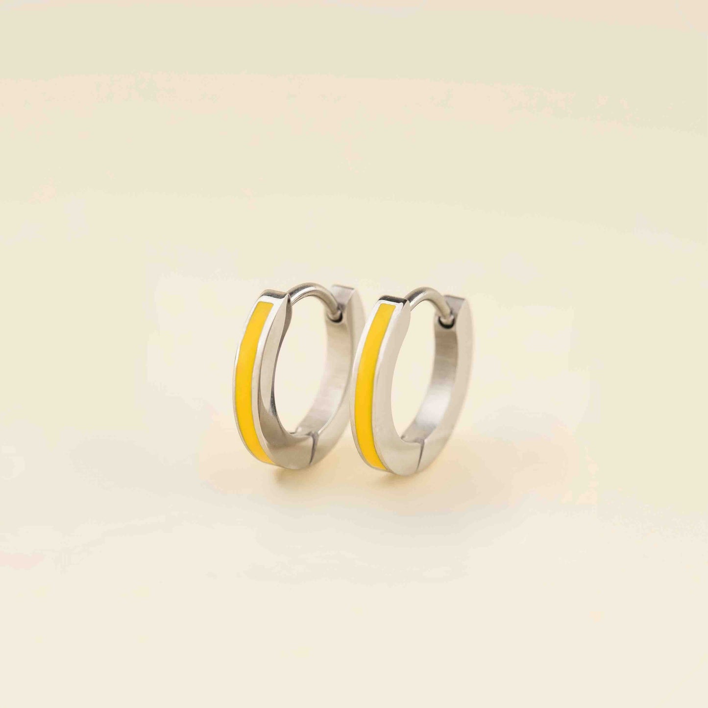 Color Huggie Hoop Earrings