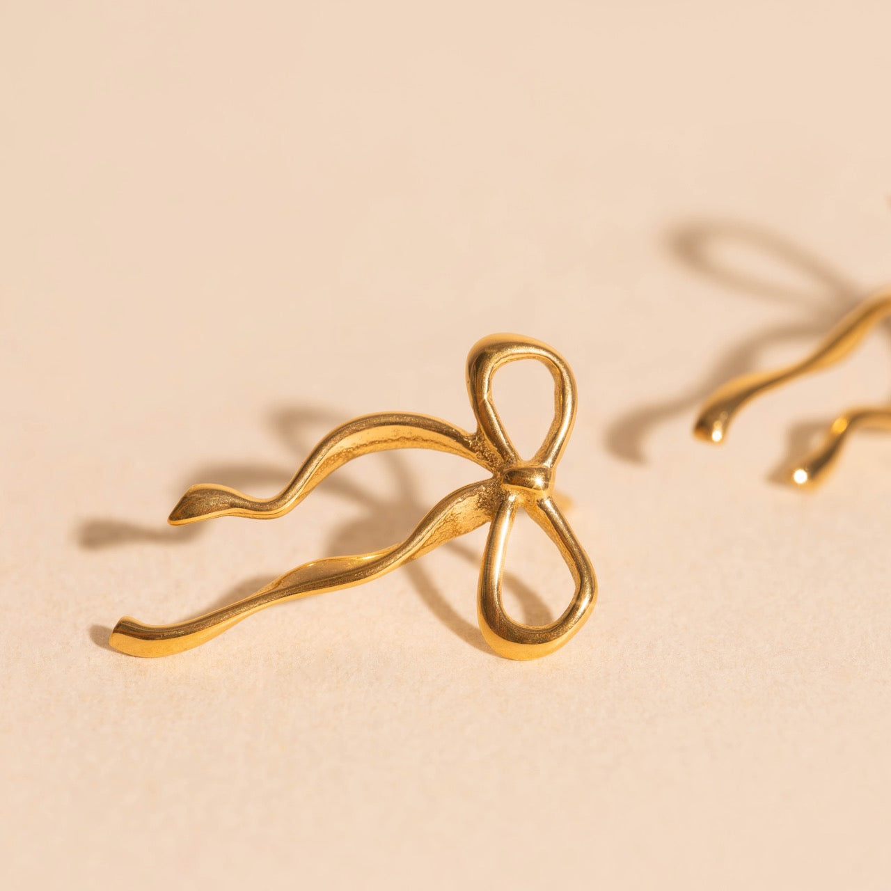 Dainty Bow Stud Earrings