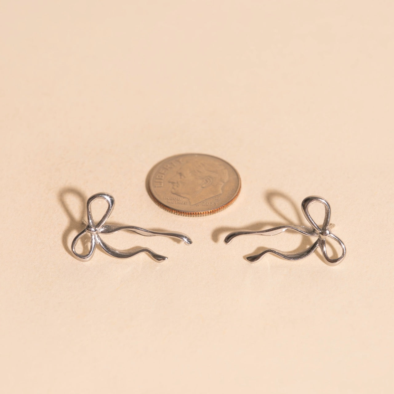 Dainty Bow Stud Earrings