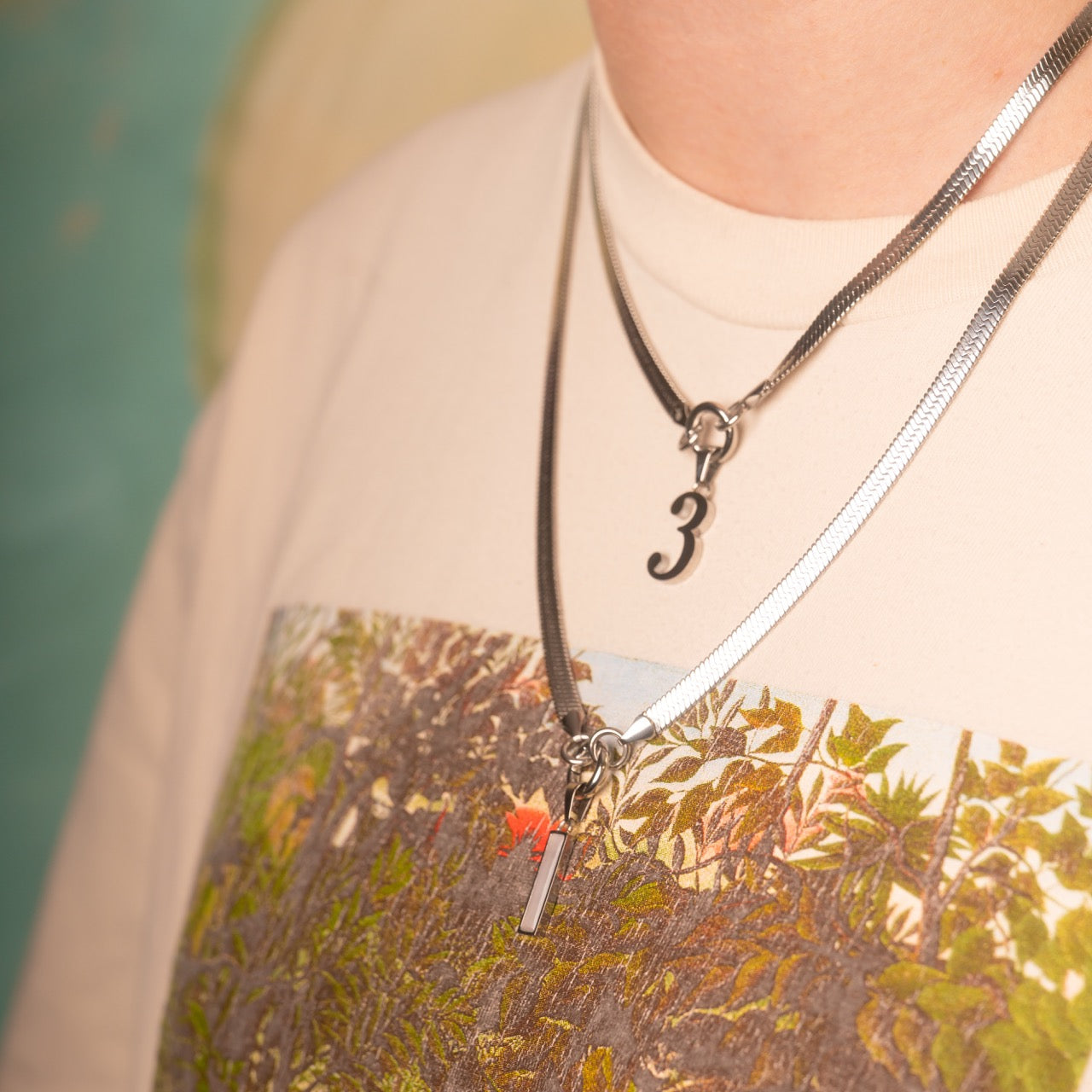 Number Necklace Charm (Single)