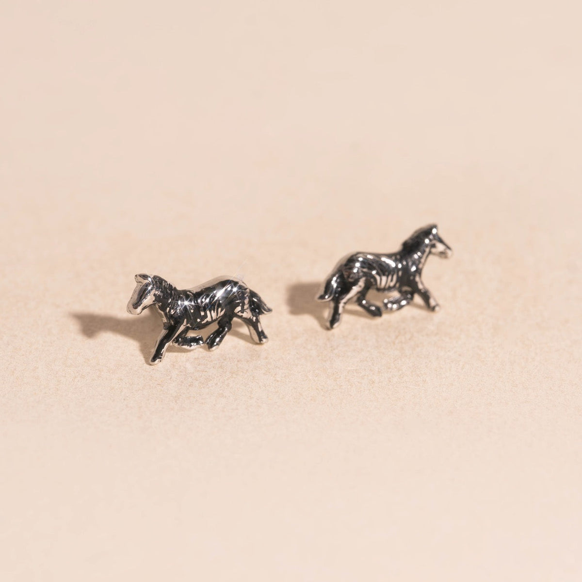 Zebra Mini Stud Earrings