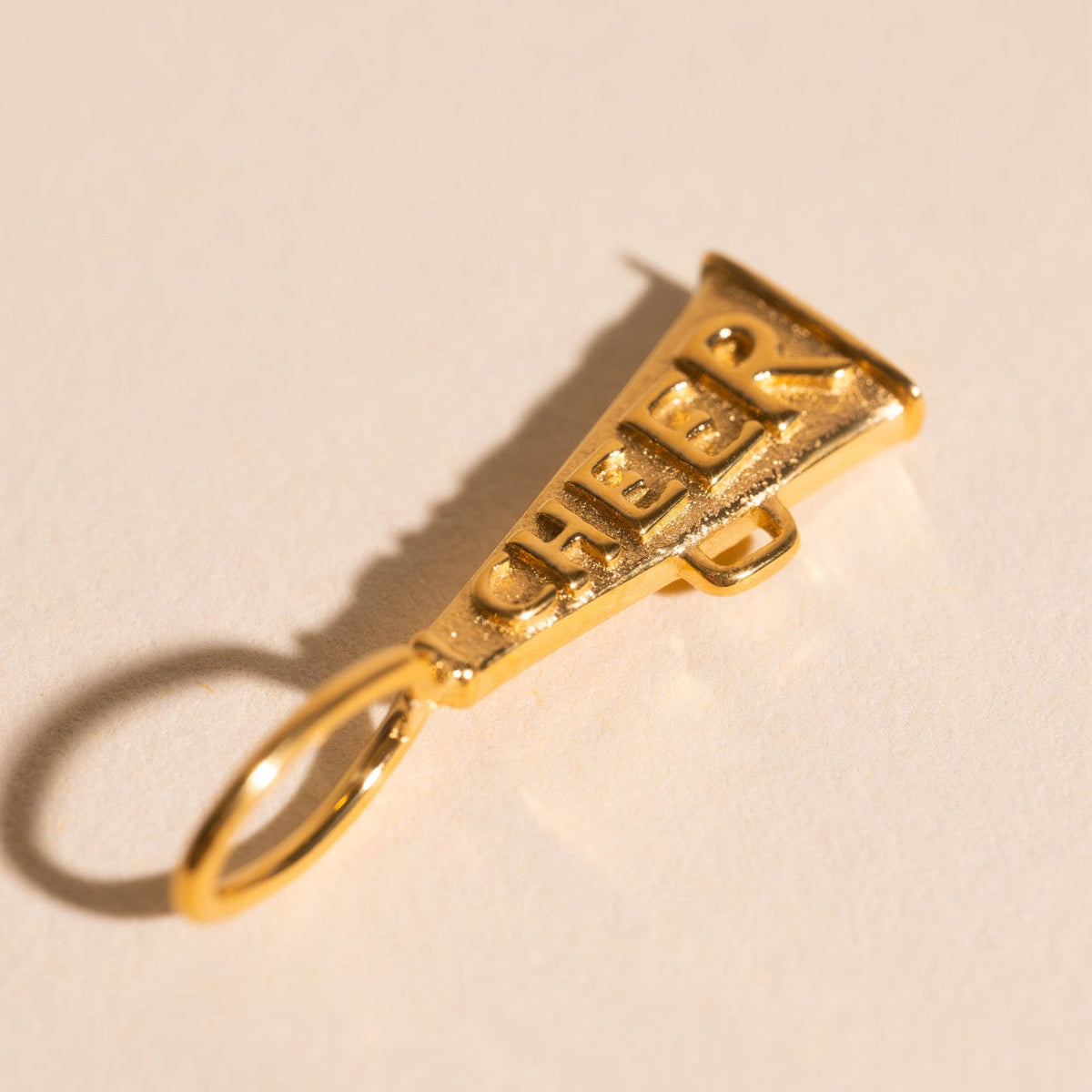 Cheer Megaphone Necklace Charm