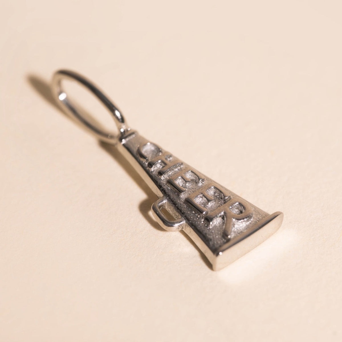 Cheer Megaphone Necklace Charm