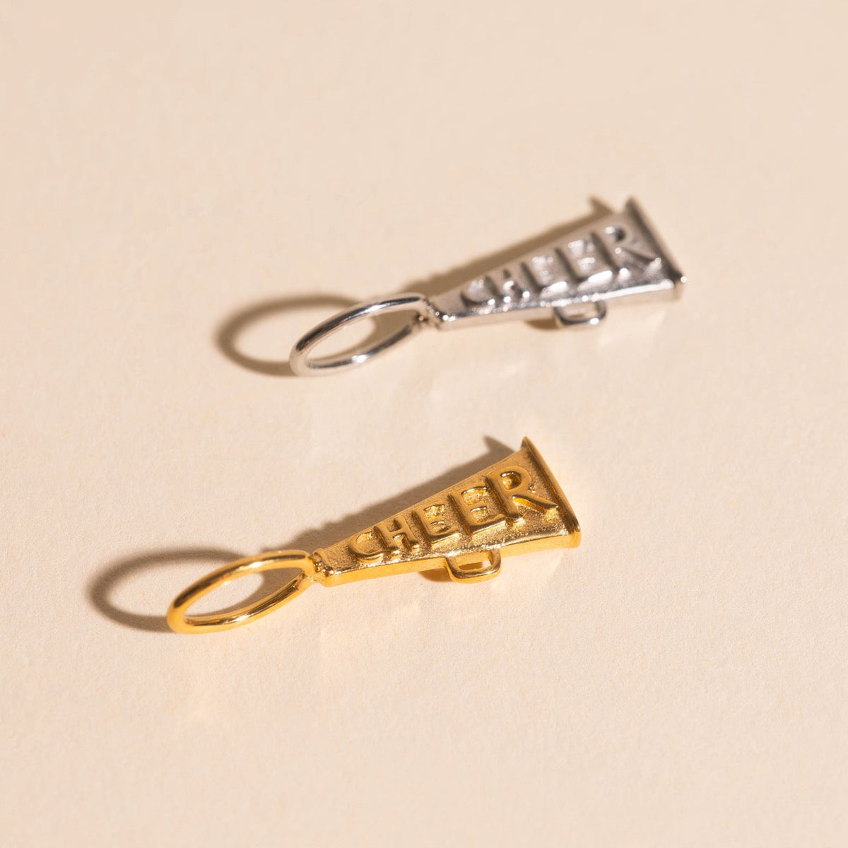 Cheer Megaphone Necklace Charm