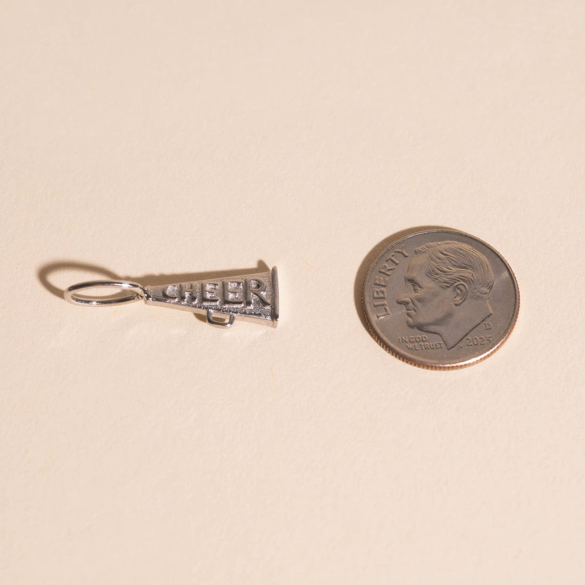Cheer Megaphone Necklace Charm